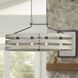Gulliver 4 Light 39 inch Graphite Linear Chandelier Ceiling Light